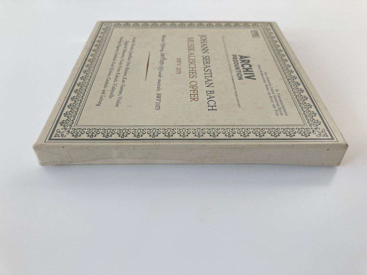 オープンリールテープ / カール・リヒター / J.Sバッハ:音楽の捧げもの / 7号 19cm/s (7 1/2IPS) 4トラック 日本盤 ライナー ※リールラベルに経年劣化あり / ARCHIV