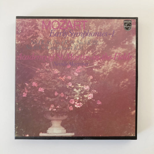 オープンリールテープ / ネヴィル・マリナー / モーツァルト:初期交響曲集 / 7号 19cm/s (7 1/2IPS) 4トラック US盤 DOLBY / PHILIPS