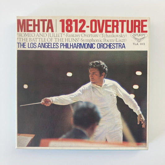 オープンリールテープ / ズービン・メータ / チャイコフスキー:序曲「1812年」 / 7号 19cm/s (7 1/2IPS) 4トラック 日本盤 ライナー / LONDON