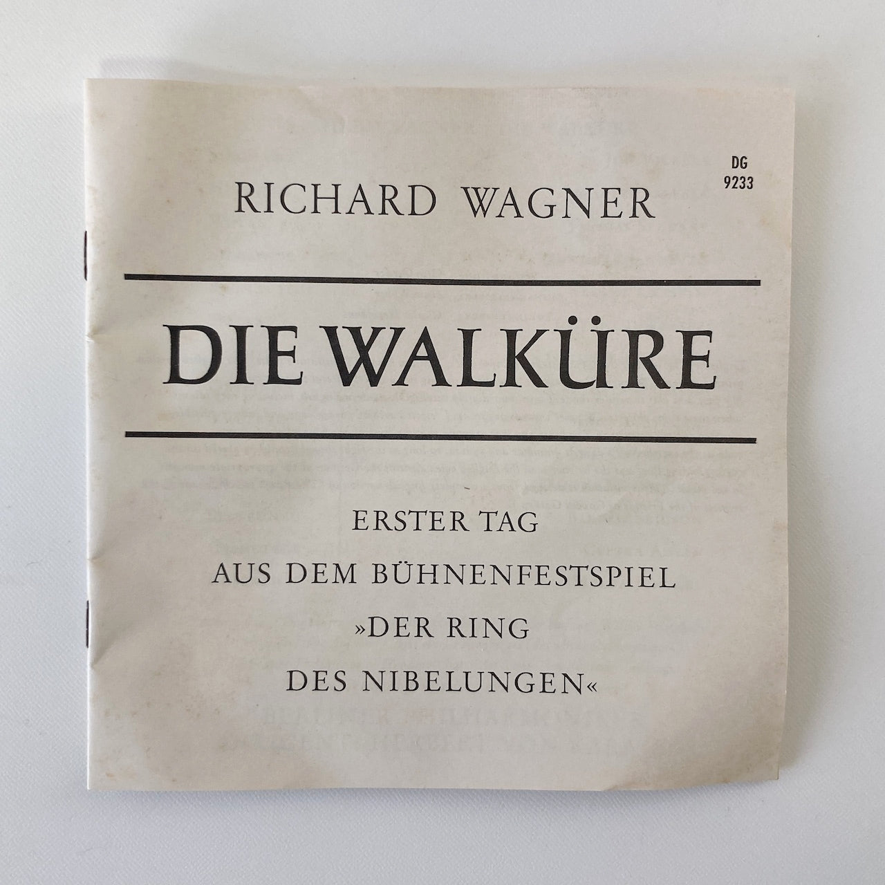 オープンリールテープ / ヘルベルト・フォン・カラヤン / ワーグナー:ワルキューレ / 7号 3本組 19cm/s (7 1/2IPS) 4トラック US盤 ライナー / DGG