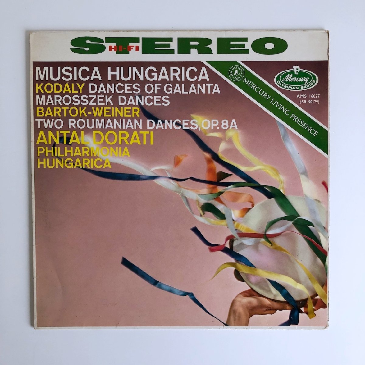 LP/ アンタル・ドラティ / ハンガリー名選集 (コダーイ、バルトーク) / UK盤 オリジナル マルーンラベル CS DECCA AMS16027