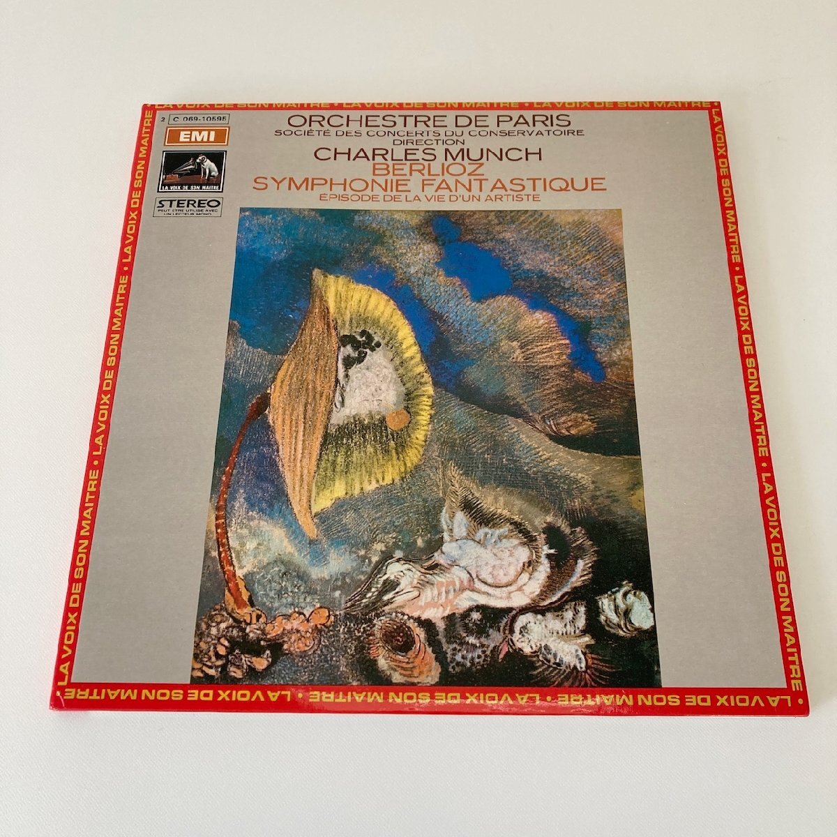 LP/ シャルル・ミュンシュ / ベルリオーズ:幻想交響曲 / フランス盤 コーティングJK インナー VSM 2C069-10595 EMI