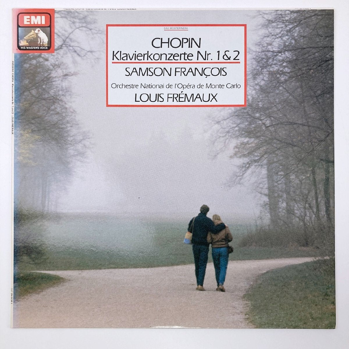 LP/ ルイ・フレモー / ショパン:ピアノ協奏曲第1番、第2番 / ドイツ盤 白スリーヴ EMI 372906381