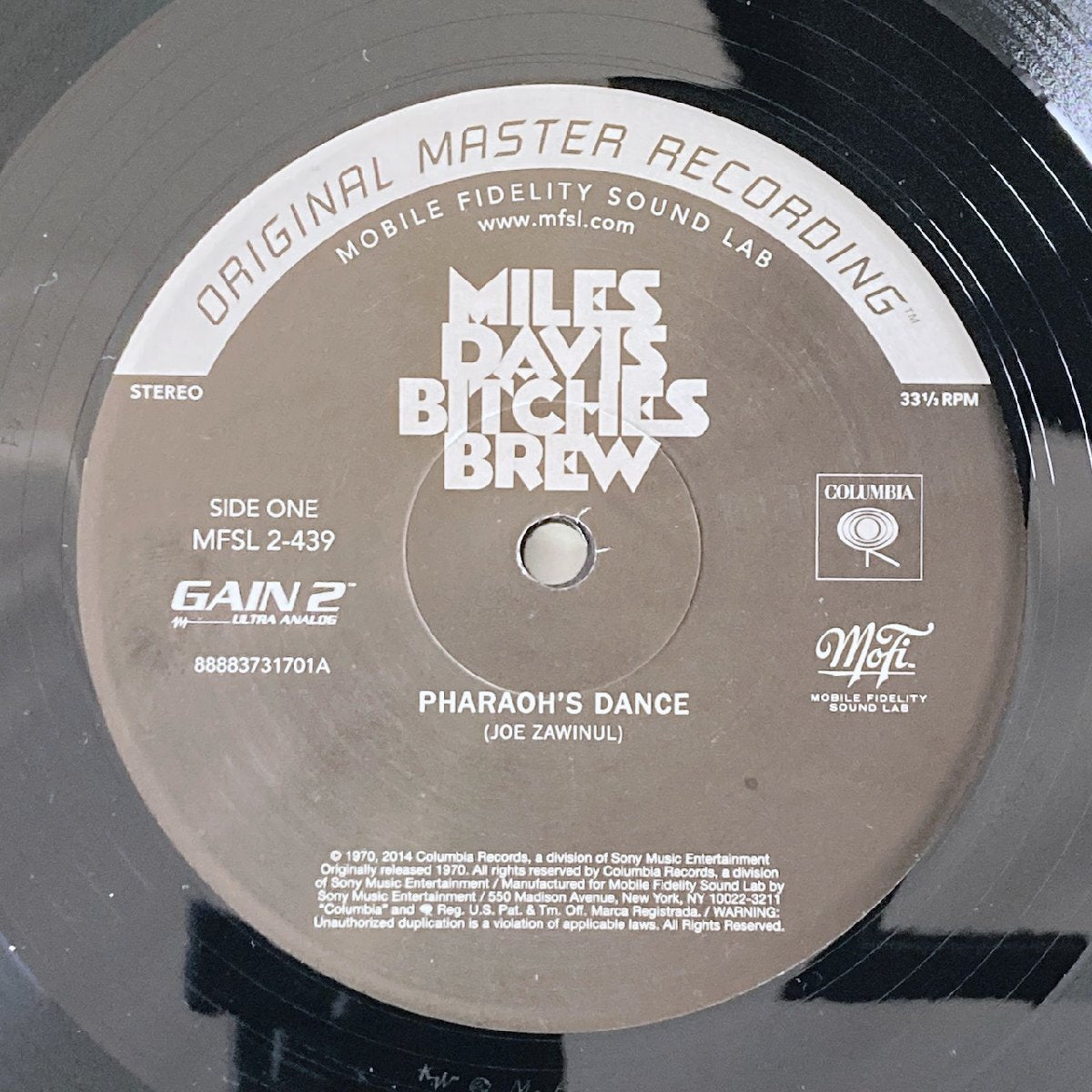 LP/ MILES DAVIS / BITCHES BREW / マイルス・デイヴィス / US盤 2枚組 インナー COLUMBIA MFSL2-439