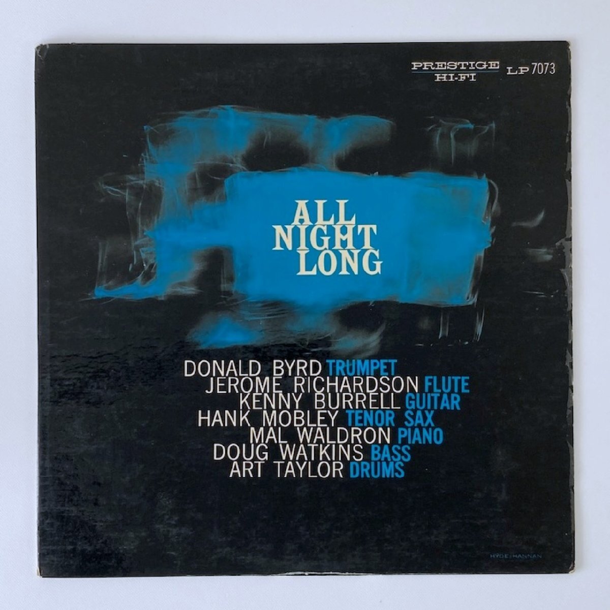 LP/ PRESTIGE ALL STARS / ALL NIGHT LONG / US盤 US盤 オリジナル NYCラベル DG RVG コーティング PRESTIGE PRLP7073
