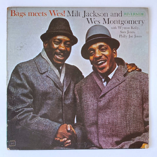 LP/ MILT JACKSON & WES MONTGOMERY / BAGS MEETS WES! / ミルト・ジャクソン / US盤 青大ラベル DG RIVERSIDE RLP407