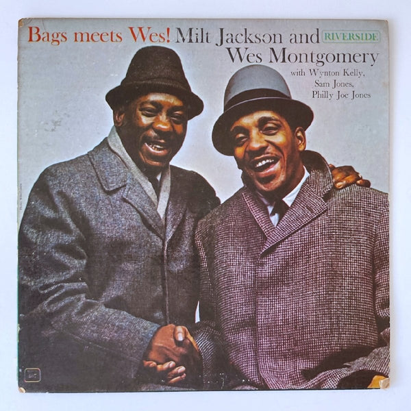LP/ MILT JACKSON & WES MONTGOMERY / BAGS MEETS WES! / ミルト・ジャクソン / US盤 青大ラベル DG RIVERSIDE RLP407