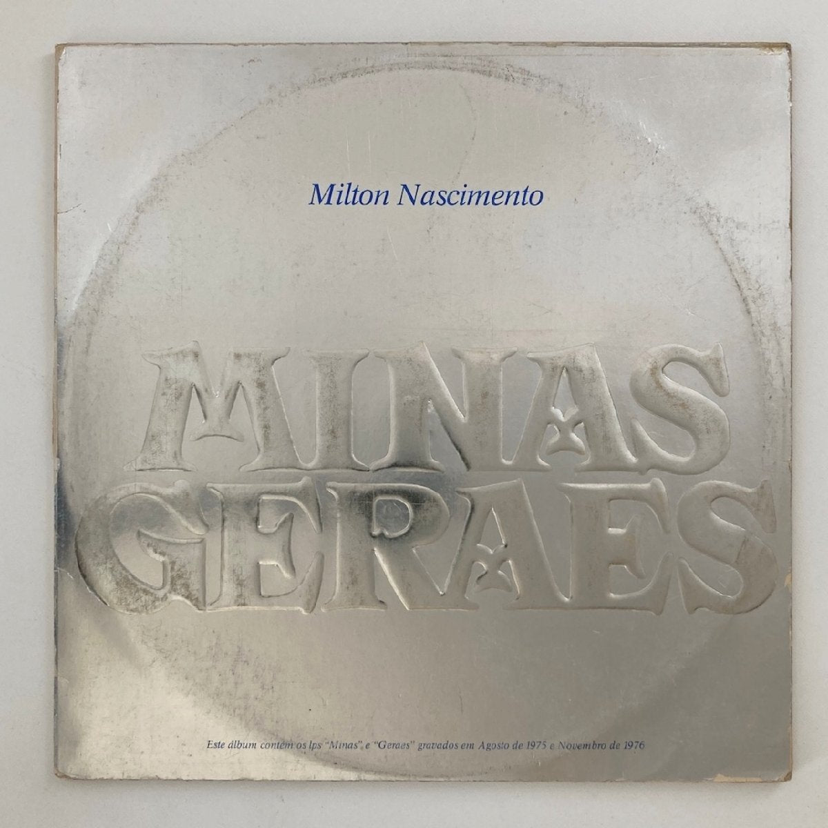 LP/ MILTON NASCIMENTO / MINAS GERAES / ミルトン・ナシメント / ブラジル盤 2枚組 EMI 31C16453808/9