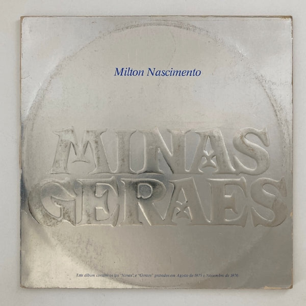 LP/ MILTON NASCIMENTO / MINAS GERAES / ミルトン・ナシメント / ブラジル盤 2枚組 EMI 31C16453808/9