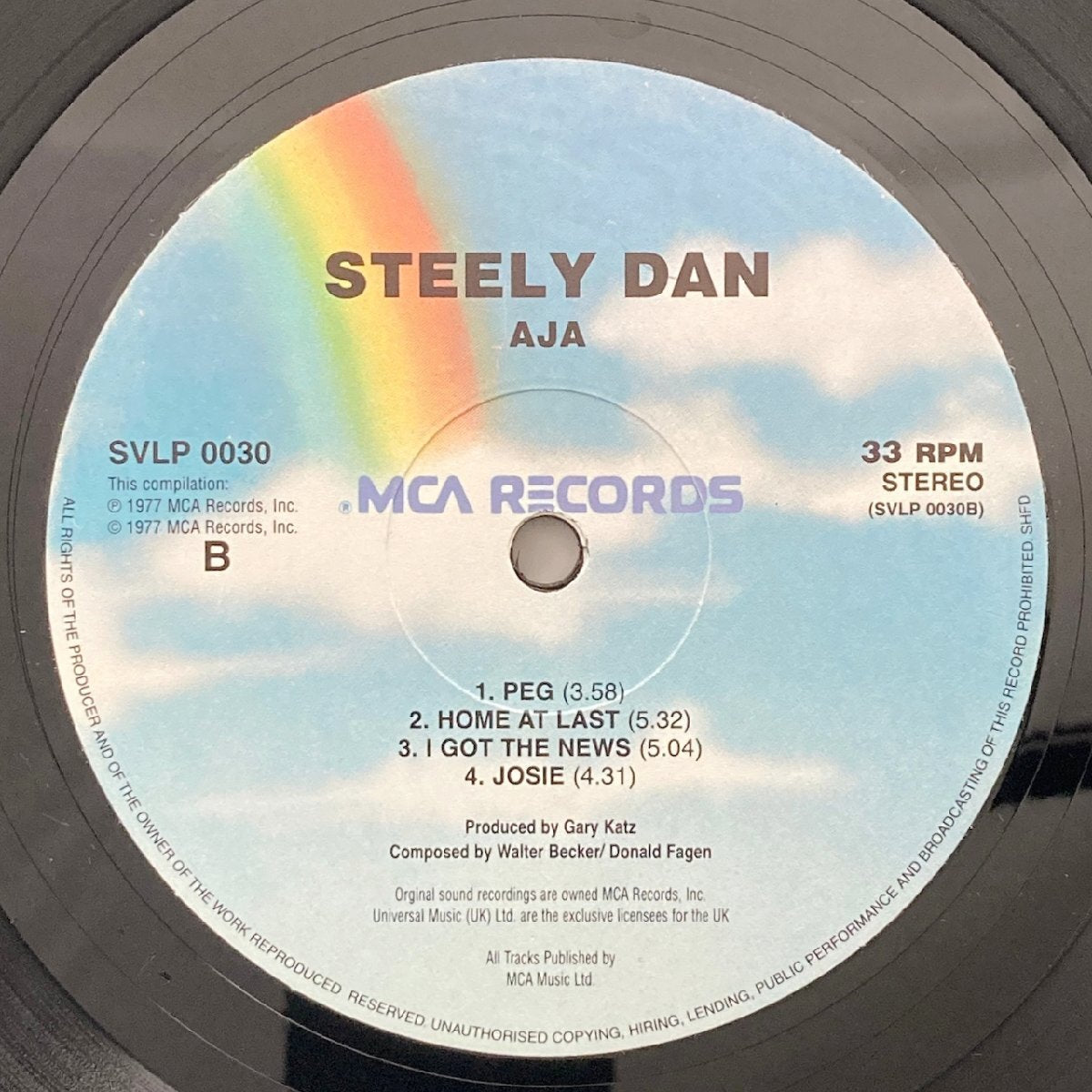 LP/ STEELY DAN / AJA / スティーリー・ダン / UK盤 SIMPLY VINYL アウタースリーヴ・インサート ABC SVLP0030