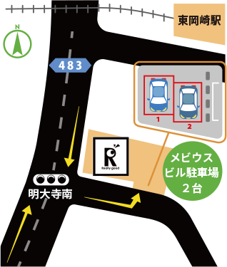 メビウスビル駐車場