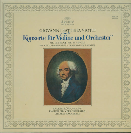 ヴィオッティ：ヴァイオリン協奏曲第16番、第24番 ARCHIV ドイツ