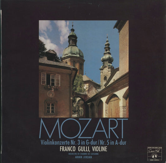 フランコ・グッリ / モーツァルト：ヴァイオリン協奏曲第3番、第5番 / フランス盤/CONCERT HALL/フリップバック・コーティング仕様