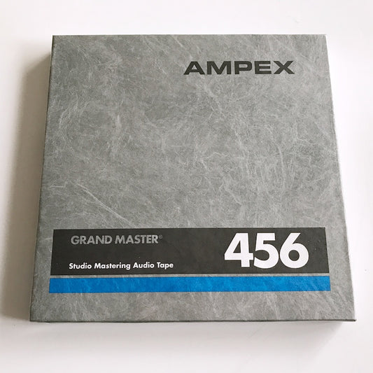 オープンリールテープ 7号リール 未開封 AMPEX 456 GRAND MASTER STUDIO MASTERING AUDIO TAPE 元箱付き
