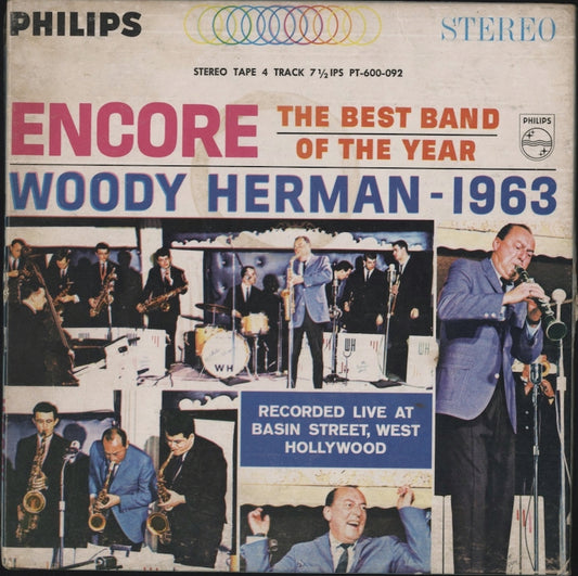 オープンリールテープ WOODY HERMAN / ENCORE 7号 19cm/s (7 1/2IPS) 4トラック