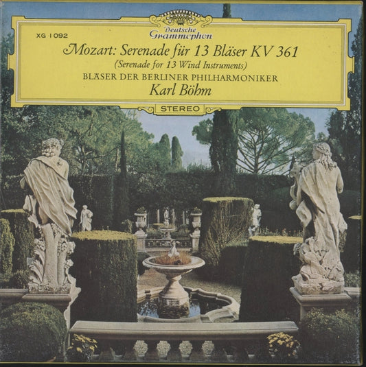 オープンリールテープ カール・ベーム / モーツァルト:セレナード 第10番「13管楽器のためのセレナード」 7号 19cm/s (7 1/2IPS) 4トラック 日本製 ライナー(若干ヨレ、シミ)付