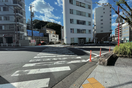 東岡崎駅 南出口から