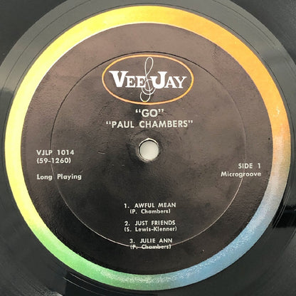 LP/ PAUL CHAMBERS / GO… / ポール・チェンバース / US盤 レインボーラベル VEE JAY VJLP1014