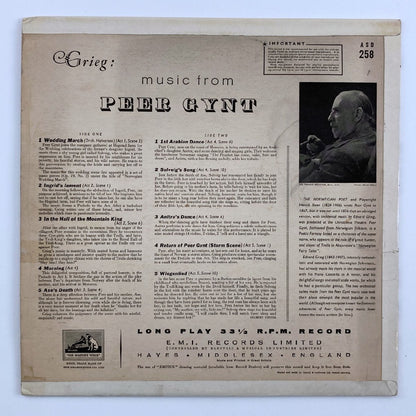 LP/ トーマス・ビーチャム / グリーグ：組曲「ペール・ギュント」 / UK盤 白金ラベル CS EMI ASD258