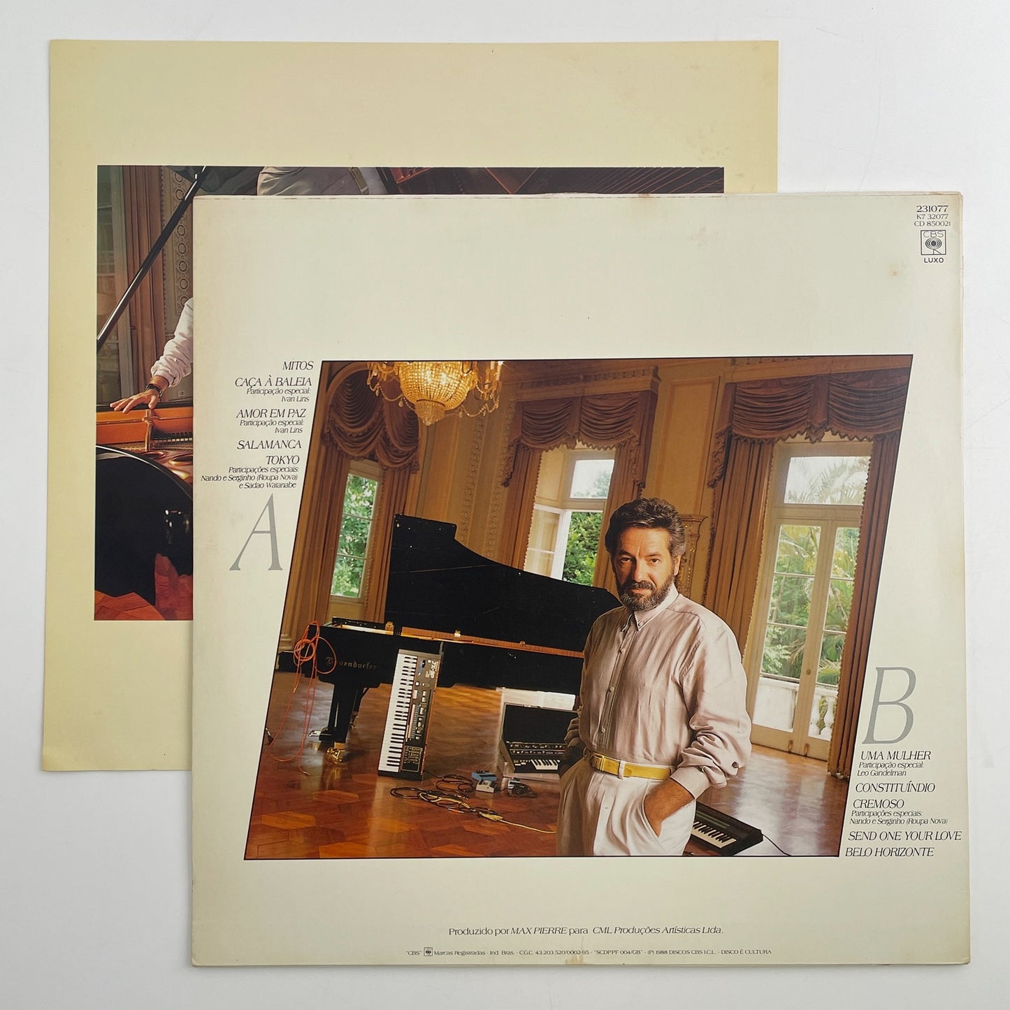 LP/ CESAR CAMARGO MARIANO / MITOS / セザル・カマルゴ・マリアーノ / ブラジル盤 ライナー CBS 231.077