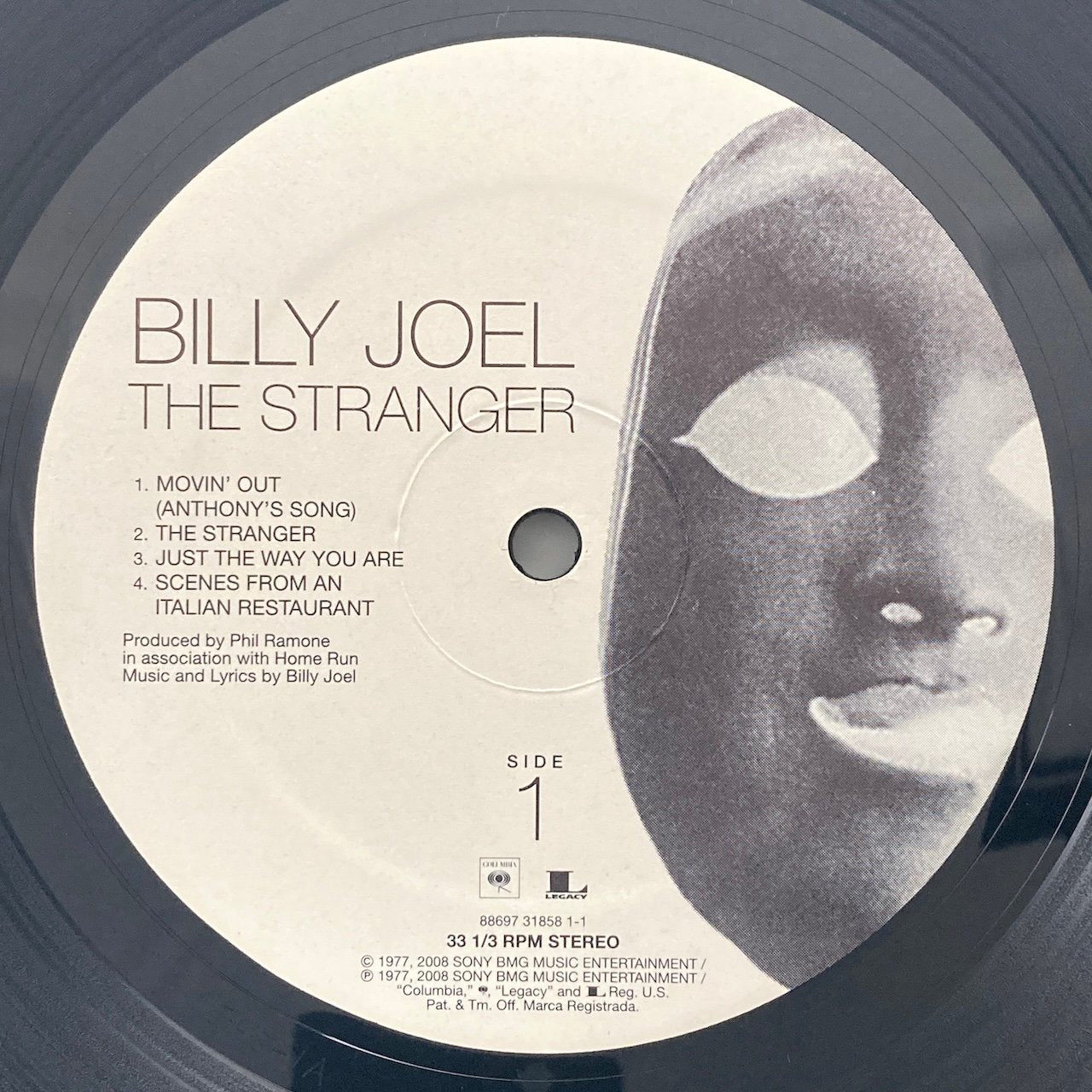 LP/ BILLY JOEL / THE STRANGER / ビリー・ジョエル / US盤 2008年プレス インナー COLUMBIA 88697318581