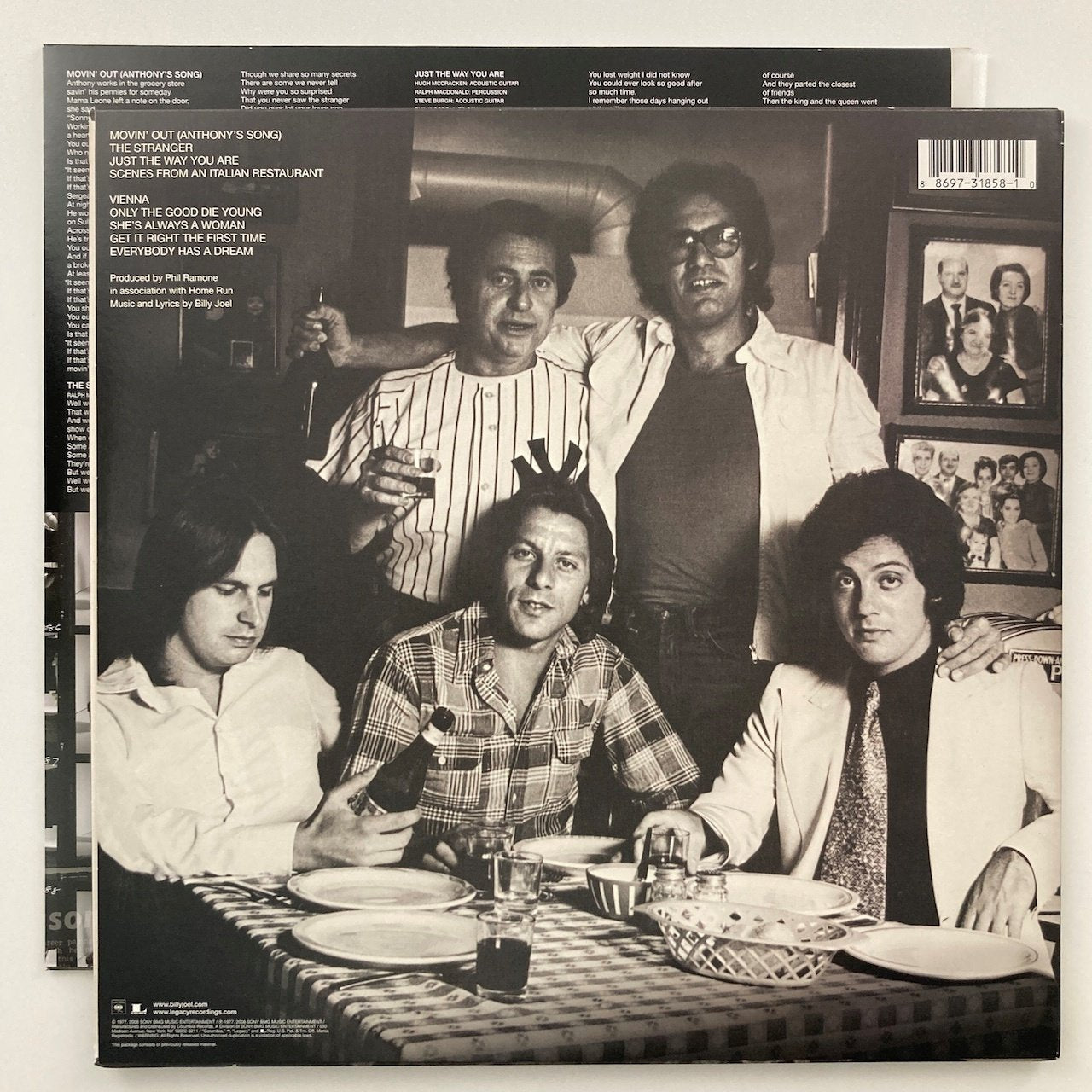 LP/ BILLY JOEL / THE STRANGER / ビリー・ジョエル / US盤 2008年プレス インナー COLUMBIA 88697318581