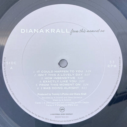 LP/ DIANA KRALL / FROM THIS MOMENT ON / ダイアナ・クラール / US盤 180g 重量盤 CLASSIC RECORDS 外カバー・CS ORG B0007323-01