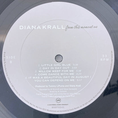 LP/ DIANA KRALL / FROM THIS MOMENT ON / ダイアナ・クラール / US盤 180g 重量盤 CLASSIC RECORDS 外カバー・CS ORG B0007323-01