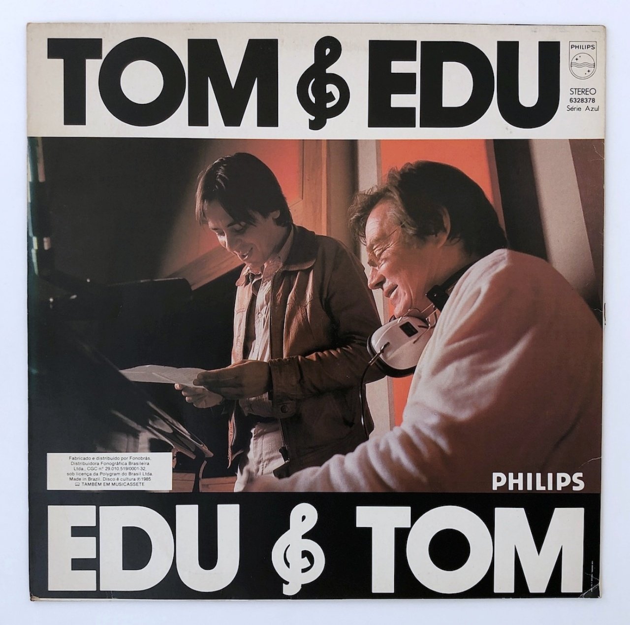 LP/ EDU LOBO E TOM JOBIM / EDU & TOM / エドゥ・ロボ、トム・ジョビン / ブラジル盤 オリジナル ライナー PHILIPS 6328378