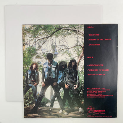LP/ SEPULTURA / BESTIAL DEVASTATION / セパルトゥラ / ブラジル盤 オリジナル ライナー COGUMELO