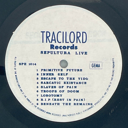 LP/ SEPULTURA / SLAMDOWN / セパルトゥラ / ドイツ盤 アンオフィシャル TRACILORD SPE1014