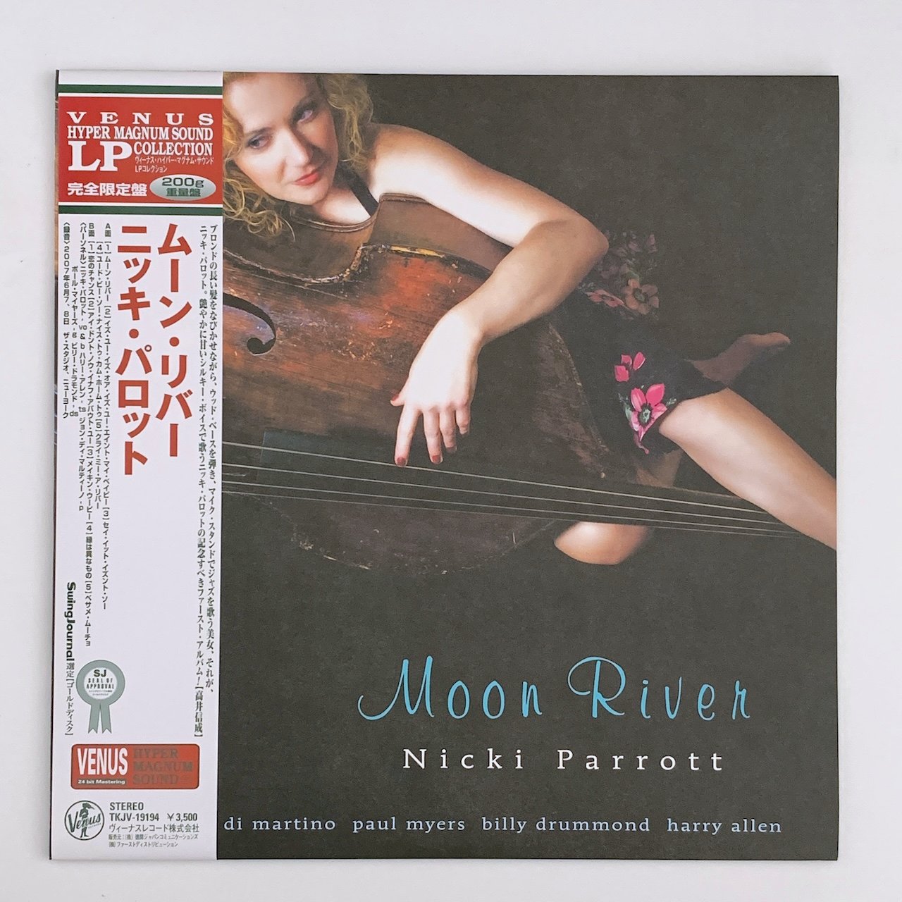 LP/ NICKI PARROTT / MOON RIVER / ニッキ・パロット / 国内盤 200g 重量盤 帯・ライナー VENUS TKJV-19194