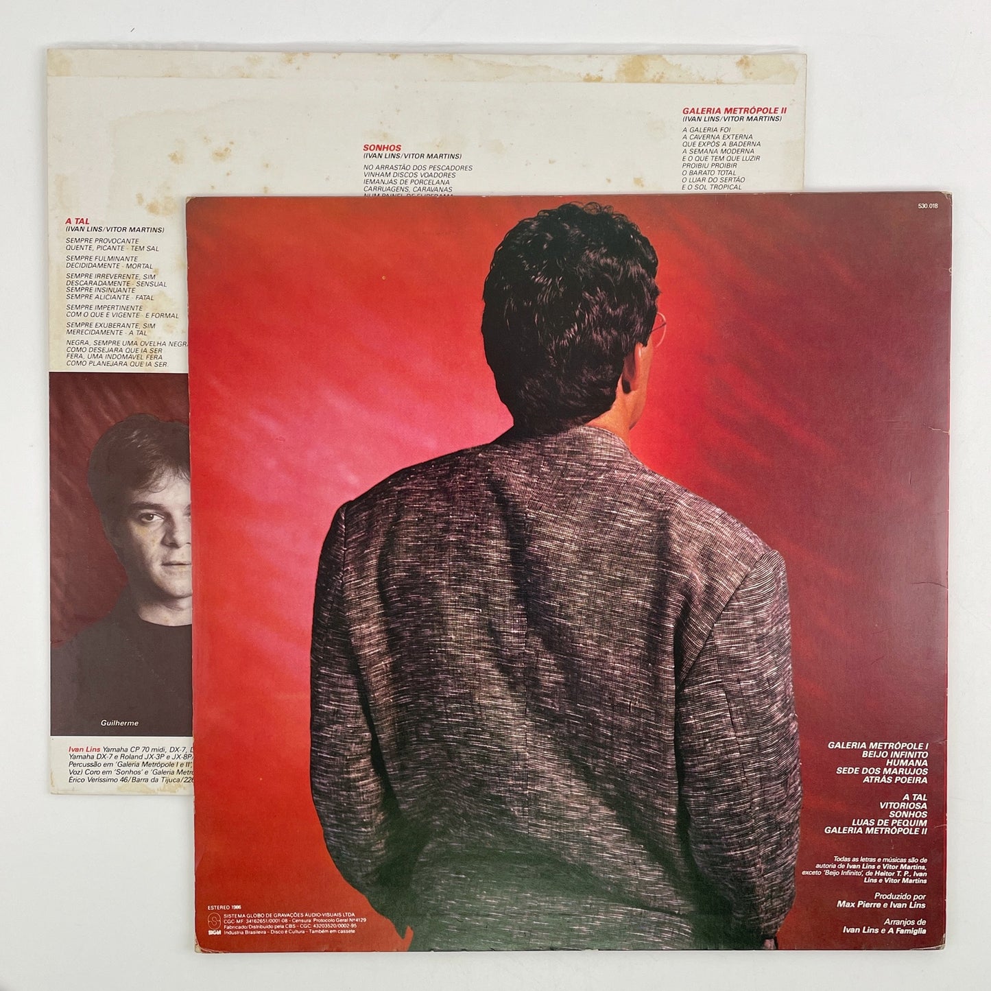 LP/ IVAN LINS / IVAN LINS / イヴァン・リンス / ブラジル盤 オリジナル インナー SOM LIVRE 530.018