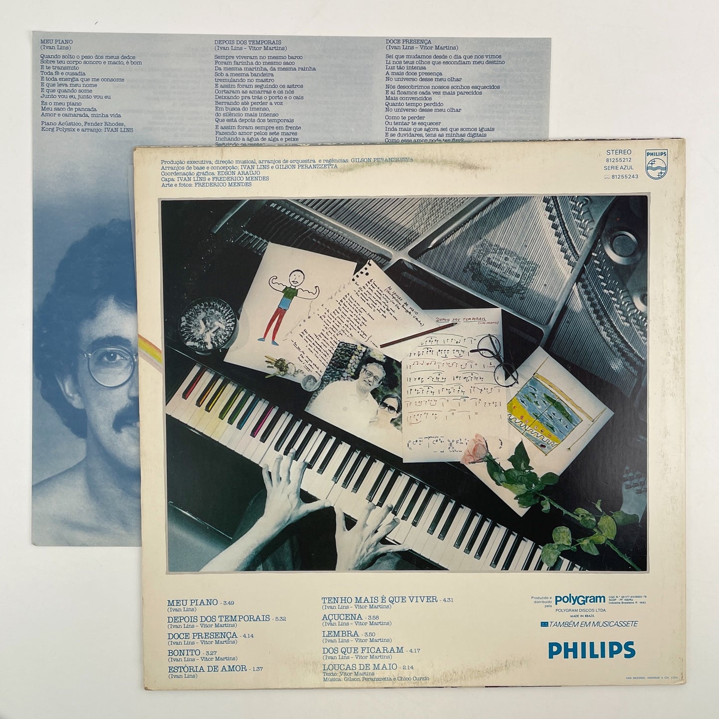 LP/ IVAN LINS / DEPOIS DOS TEMPORAIS / イヴァン・リンス / ブラジル盤 オリジナル ライナー PHILIPS