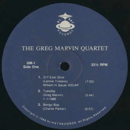 LP/ GREG MARVIN / THE GREG MARVIN QUARTET / US盤/HI-HAT RECORDS