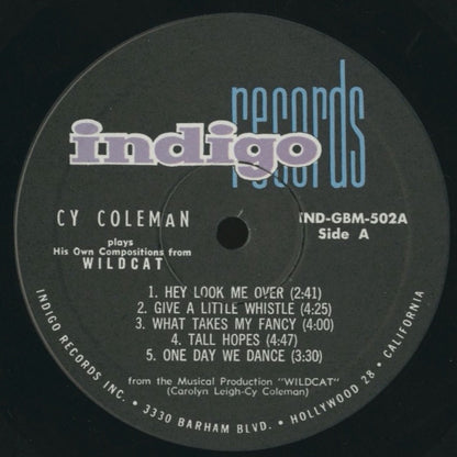 LP/ CY COLEMAN / WILDCAT / US盤/INDIGO RECORDS/リイシュー/コーティングJK