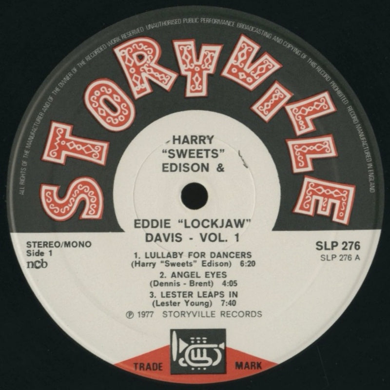 LP/ EDDIE''LOCKJAW''DAVIS HARRY''SWEETS''EDISON / SAME / UK盤/STORYVILLE/コーティングJK/インナー付