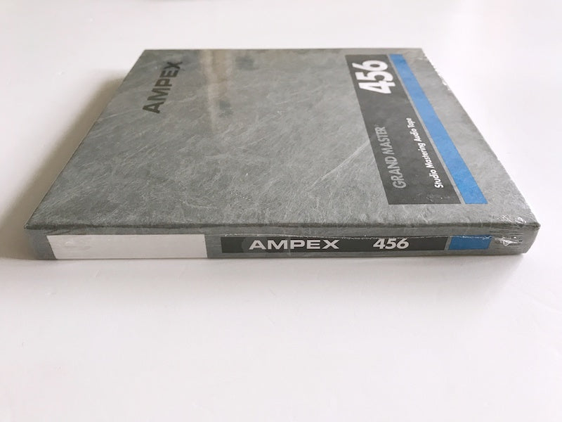 オープンリールテープ 7号リール 未開封 AMPEX 456 GRAND MASTER STUDIO MASTERING AUDIO TAPE 元箱付き