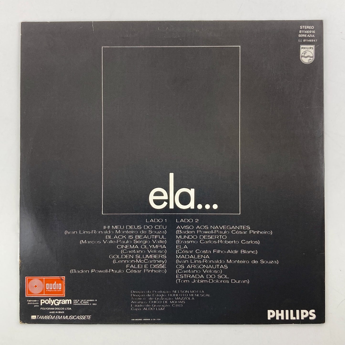LP/ ELIS REGINA / ELA / エリス・レジーナ / ブラジル盤 PHILIPS