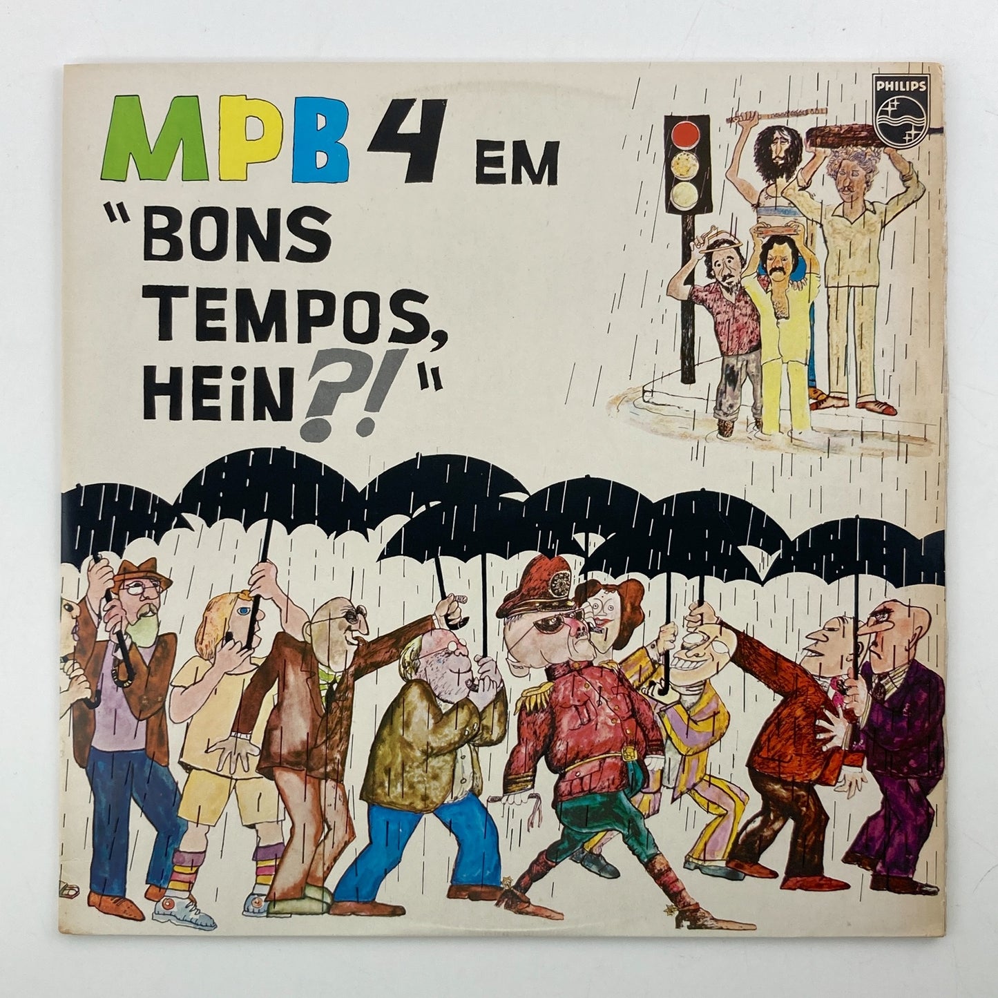 LP/ MPB4 / BONS TEMPOS, HEIN ?! / エミ・ペー・ベー・クアトロ / ブラジル盤 ライナー PHILIPS 6349.409