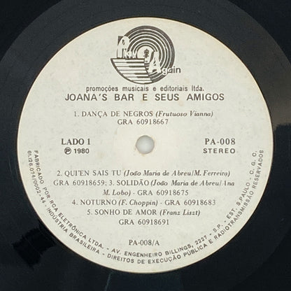 LP/ JOAO MARIA DE ABREU / JOANA'S BAR E SEUS AMIGOS / ジョアン・マリア・ジ・アブレウ / ブラジル盤 2枚組 PLAY AGAIN