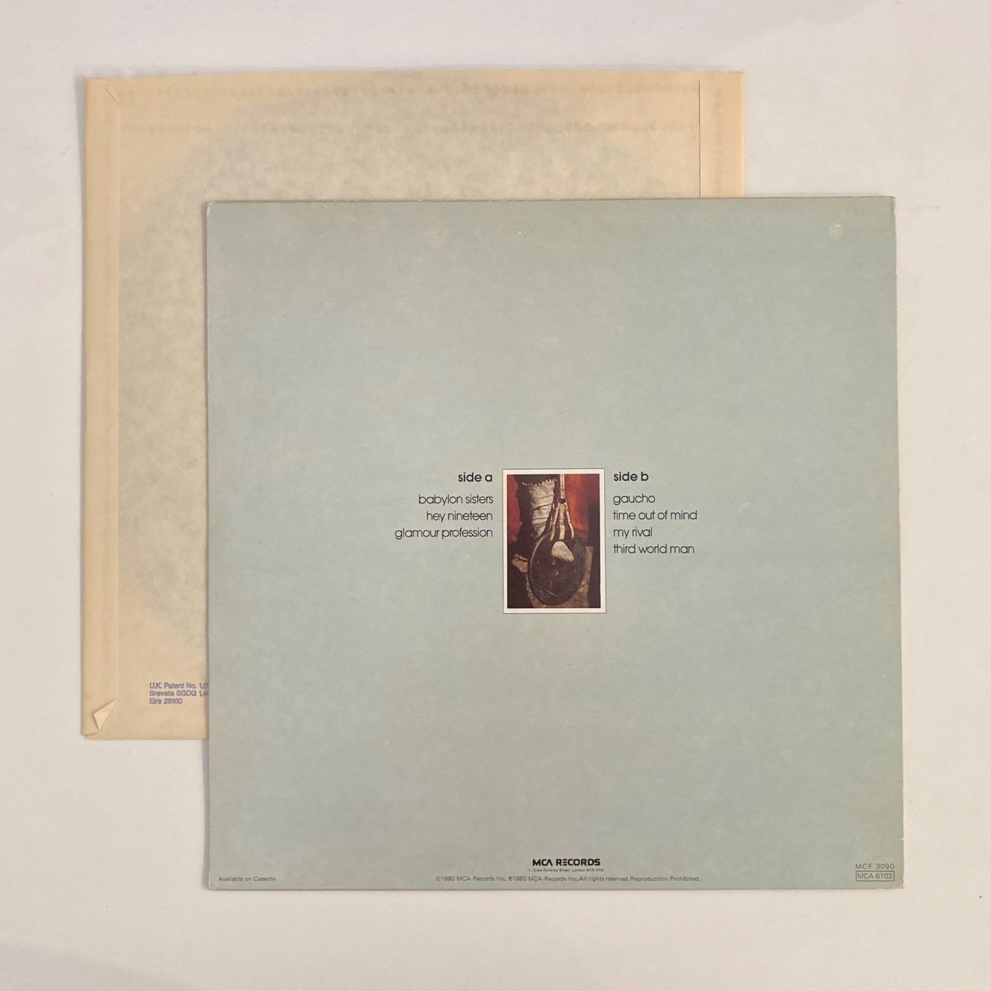 LP/ STEELY DAN / GAUCHO / スティーリー・ダン / UK盤 インナー MCA
