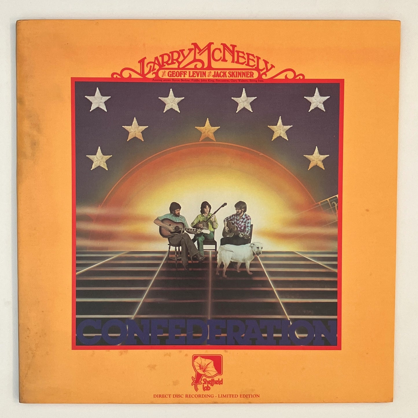 LP/ LARRY MCNEELY / CONFEDERATION / ラリー・マクニーリー / US盤 高音質 日本語ライナー・インサート SHEFFIELD LAB