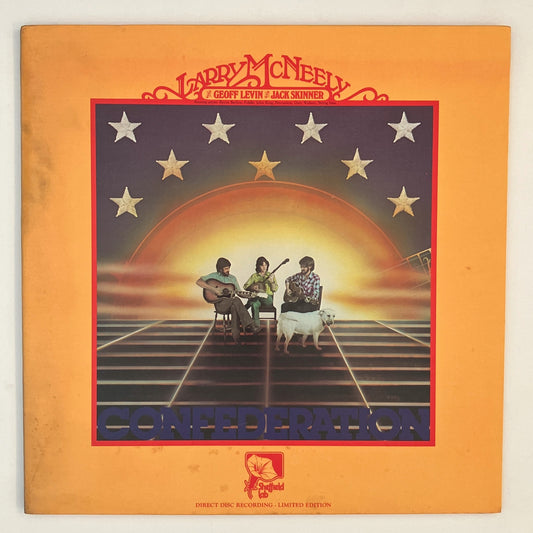 LP/ LARRY MCNEELY / CONFEDERATION / ラリー・マクニーリー / US盤 高音質 日本語ライナー・インサート SHEFFIELD LAB