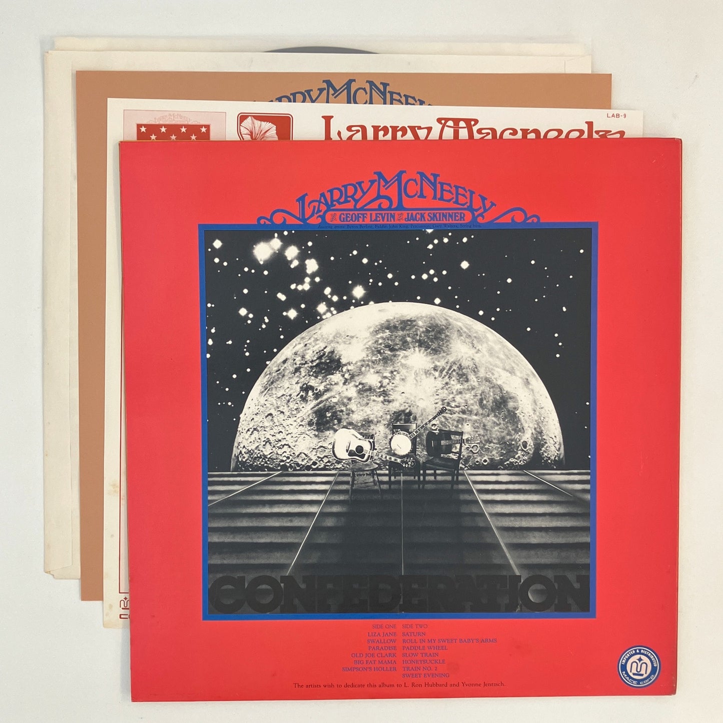 LP/ LARRY MCNEELY / CONFEDERATION / ラリー・マクニーリー / US盤 高音質 日本語ライナー・インサート SHEFFIELD LAB