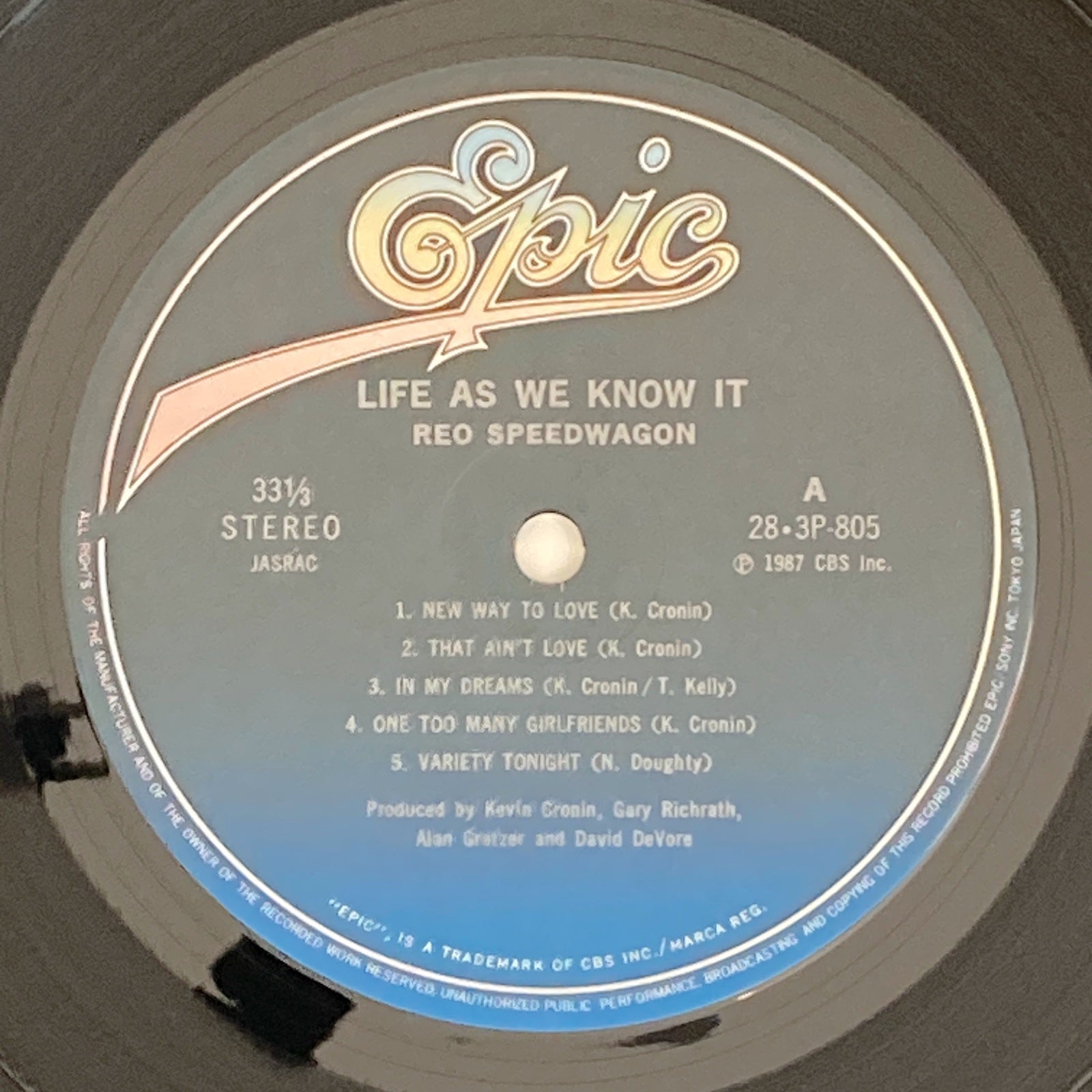 REO SPEEDWAGON - LIFE AS WE KNOW IT (LP) | REALLY GOOD