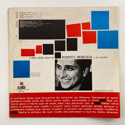 LP/ ROBERTO MENESCAL / A NOVA BOSSA NOVA / ホベルト・メネスカル / ブラジル盤 オリジナル、サンドカバー、DG ELENCO