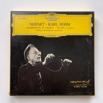 オープンリール/ カール・ベーム / モーツァルト:交響曲第41番「ジュピター」 他 / 7号 国内盤 4トラック 19cm/s (7 1/2IPS) DGG