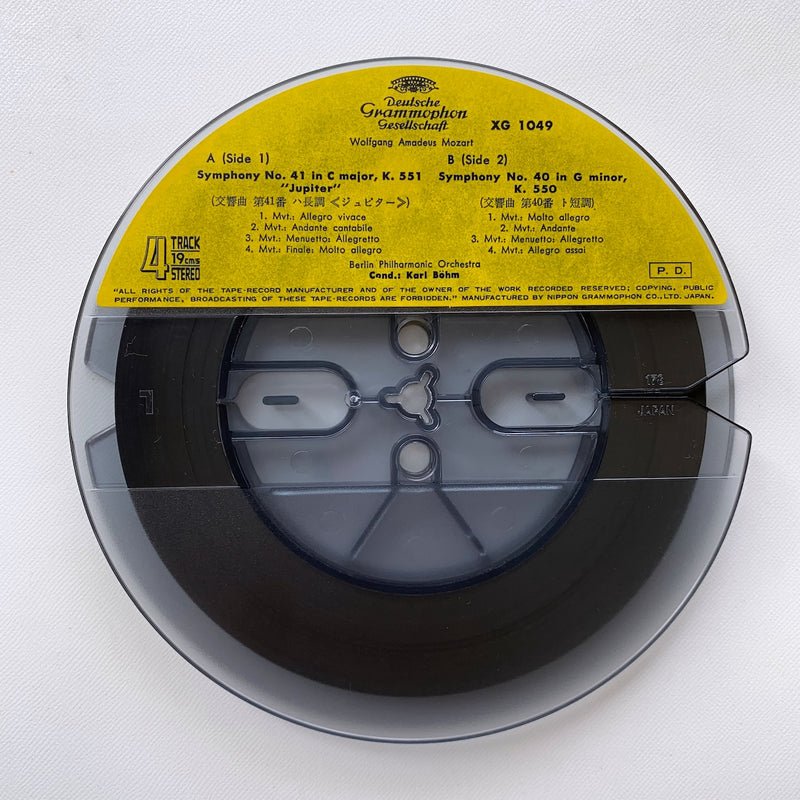 オープンリール/ カール・ベーム / モーツァルト:交響曲第41番「ジュピター」 他 / 7号 国内盤 4トラック 19cm/s (7 1/2IPS) DGG