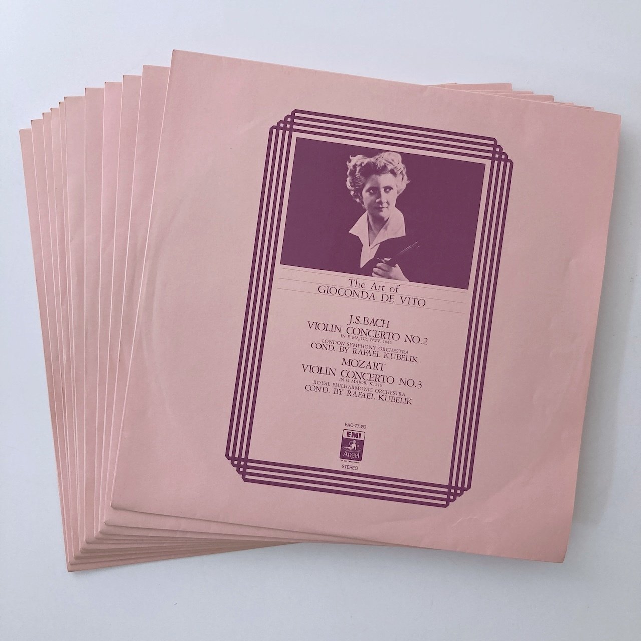 LP/ ジョコンダ・デ・ヴィート / ジョコンダ・デ・ヴィートの芸術 / 国内盤 11枚組 BOX 帯・ライナー・インナー ANGEL EAC-77350~60